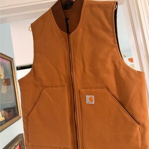 Carhartt Tan Relaxed Fit Vest